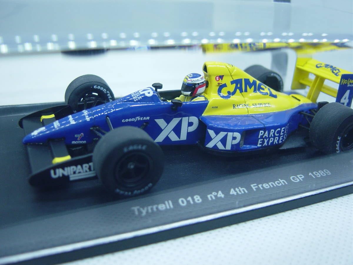 ティレル018 1989スパークミニカー Amazon | spark 1/43 Tyrrell 018 4th French GP 1989#4 Jean